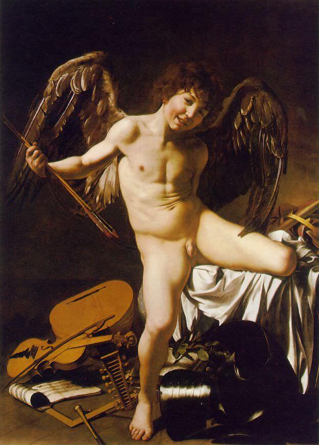 Amor Victorious, 1602 by Caravaggio
