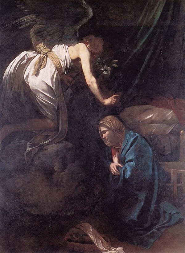 Annunciation, 1608 - by Caravaggio