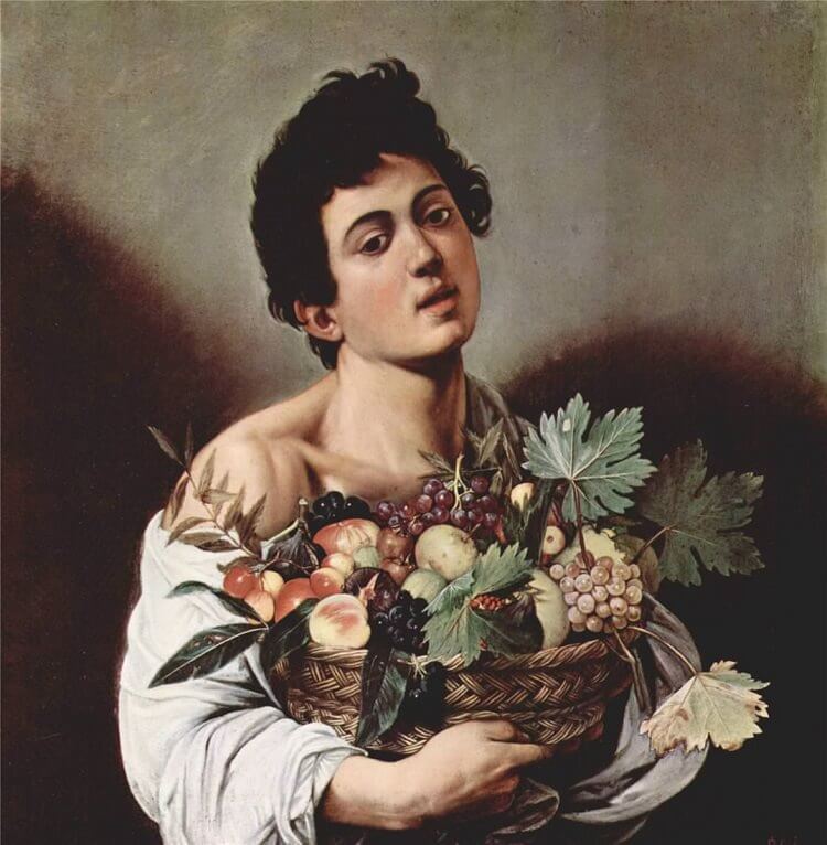 Boy with a Basket of Fruit, 1593 by Caravaggio
