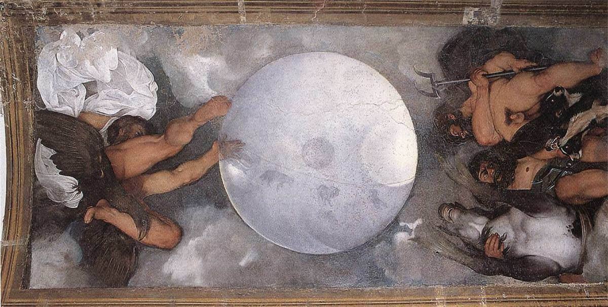 Jupiter, Neptune and Pluto, 1597 by Caravaggio