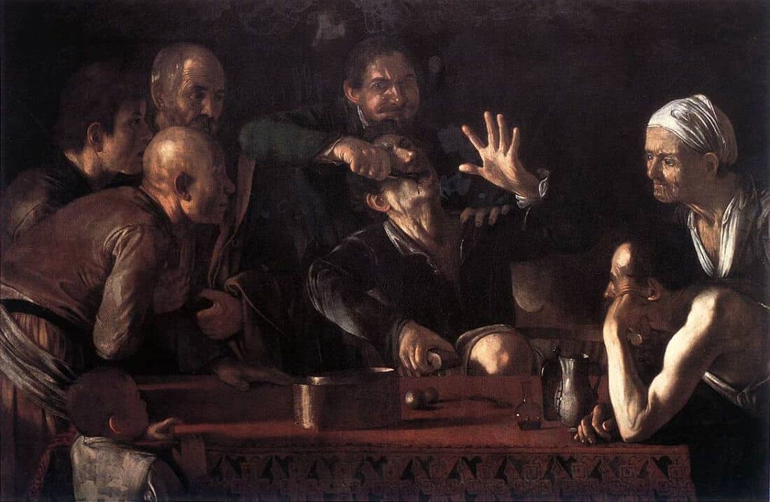 Tooth Puller 1609 - by Caravaggio