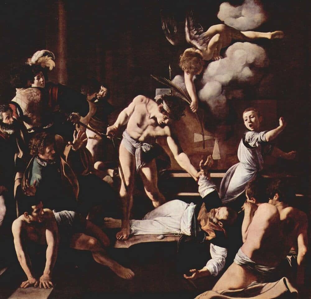 Martyrdom of Saint Matthew, 1600 by Caravaggio