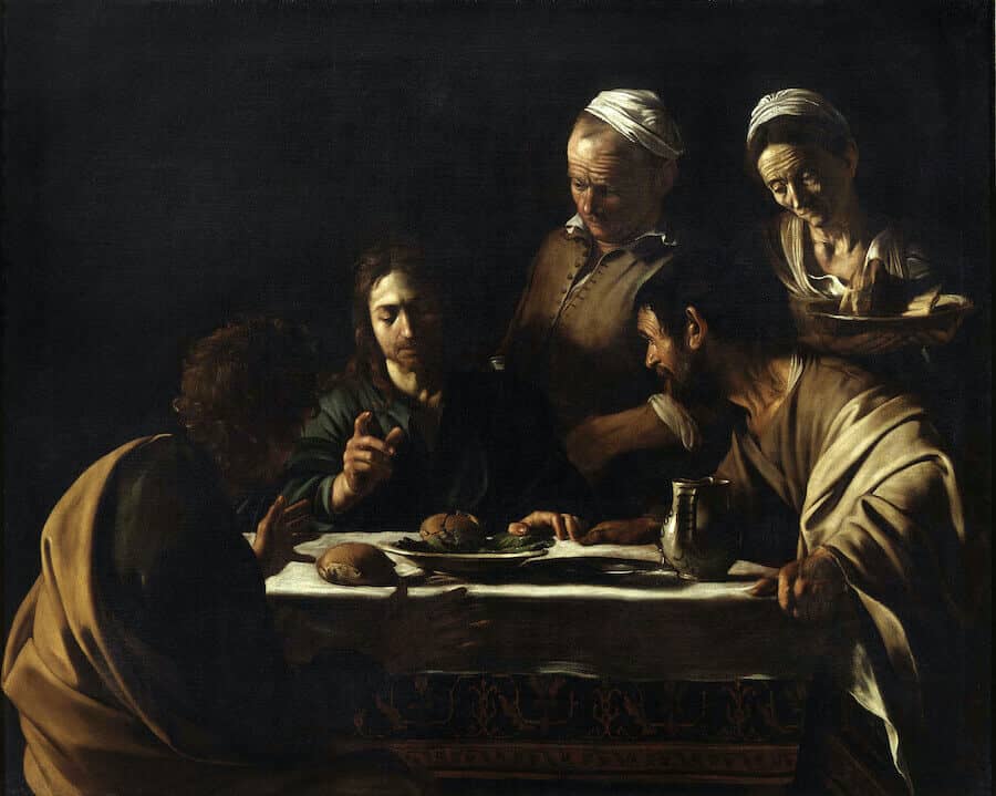 Supper at Emmaus, 1606 by Caravaggio