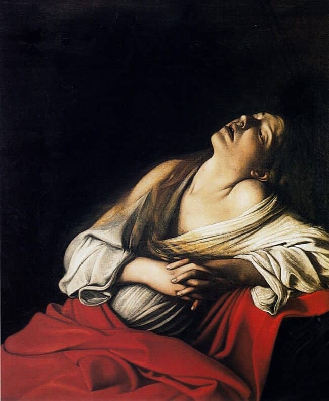 The Magdalen in Ecstacy, by Caravaggio