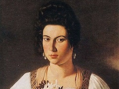 Portrait of a Courtesan by Caravaggio